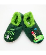 Snoozies Men&#39;s Slippers The 19th Hole Small 7/8 Green - $14.84