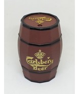 Carlsberg Beer Plastic Barrel Shaped Toothpick Holder  - Rare Vintage - £22.59 GBP