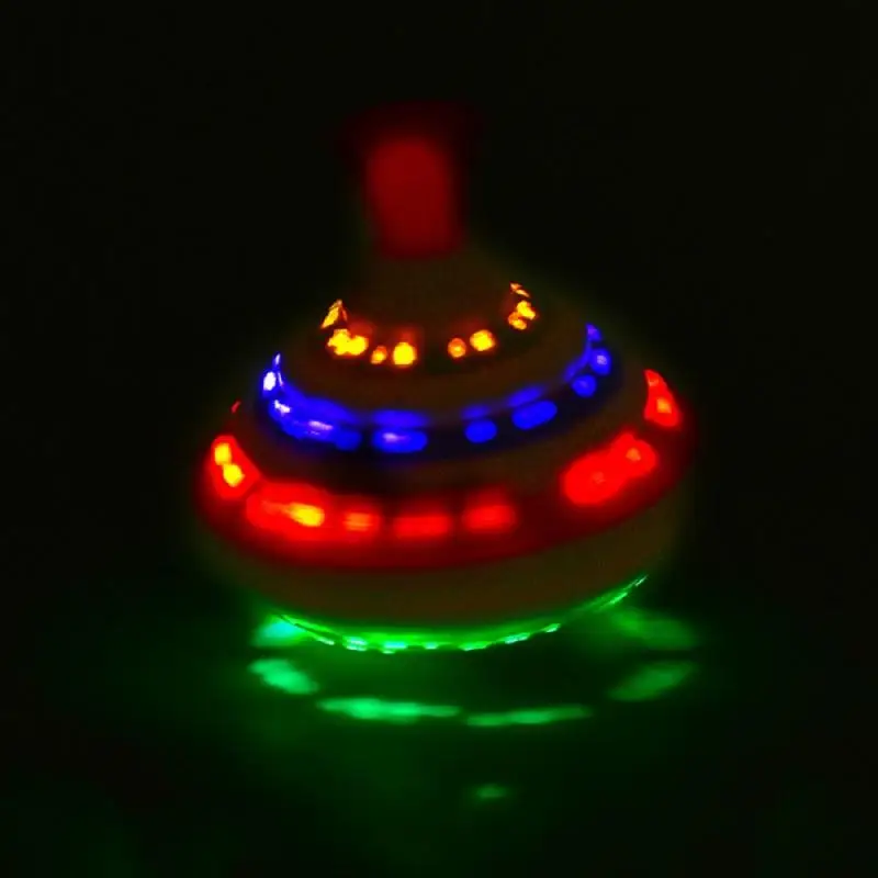 Rotating Gyro With Sound And LED Light Music Spinning Top Pressing - £14.09 GBP+