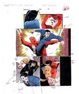 Original 1996 Daredevil 357 page 4 color guide art: 1990&#39;s Marvel Comics... - $64.34