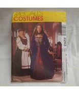 McCall&#39;s Costumes 2243 Renaissance Skirt Blouse Headpiece Veil Sizes 18W... - £10.81 GBP