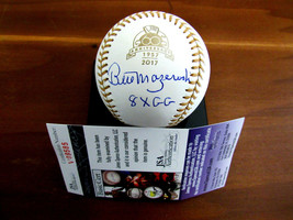 Bill Mazeroski 8 X Gg Pirates Hof Signed Auto L/E 50TH Gold Glove Baseball Jsa - £118.69 GBP