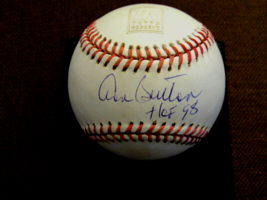 Don Sutton Hof 98 Dodgers Brewers Signed Auto Oml Baseball Topps Reserve - £93.44 GBP