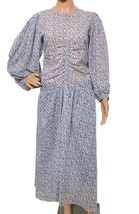 Isabel Marant Etoile Women Ecru Mariana Floral Printed Cotton Long Dress M 36 - £116.40 GBP
