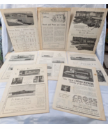 1920&#39;S MOTOR BOAT ENGINES WATERCRAFT PAPER ADVERTISING SHEET LOT ANTIQUE... - $31.53 CAD