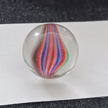 Antique German Glass Marble Naked Ribbon Core Swirl 5/8 - £32.07 GBP