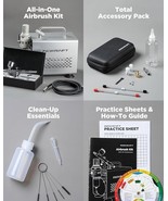 InoKraft Airbrush Kit, Compressor, 3 Tips, Paints, Quiet, 1/6 HP, Gift Set - €135,09 EUR