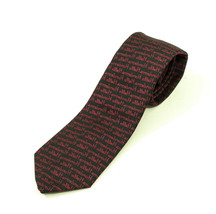 Alynn Creative Expressions Burgundy Black 54 inch Tie - $9.78