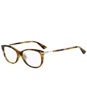 Dior Eyeglasses DIORESSENCE9F 0SX7 52mm Light Havana / Demo Lens - $2,238.17 MXN