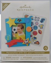 Hallmark - What A Year! - Photo Holder - Personalize w/Stickers - Blue O... - £10.11 GBP