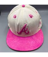 Vintage Atlanta Braves RIP Nascar Hat Men 8 Pink 59Fifty New Era MLB Fit... - €16,18 EUR