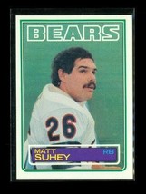 Vintage 1983 TOPPS Football Trading Card #39 MATT SUHEY Chicago Bears - £3.86 GBP