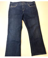 Common Genes Jeans Size 16p Women&#39;s Bootcut Pocket Flap Blue Denim Pants - $12.91