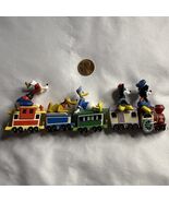 Hallmark 1998 Merry Miniatures Mickey Friends Express Disney Train Set Of 5 - €11,14 EUR