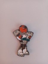 Teen Titans Go Cyborg Enamel Lapel Hat Pin  - $6.78