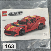 LEGO 76914 Speed Champions Ferrari 812 Competizione Instruction Manual O... - $11.87