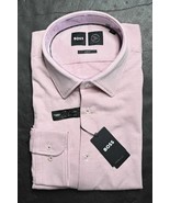 Hugo Boss Men&#39;s Hank Travel Slim Performance Stretch Cotton Dress Shirt ... - $125.47 CAD