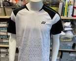 YONEX Men&#39;s Badminton T-Shirts Sports Apparel Top Black [US:S/M] NWT 211... - £33.35 GBP
