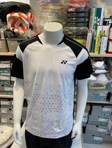 YONEX Men&#39;s Badminton T-Shirts Sports Apparel Top Black [US:S/M] NWT 211... - £33.11 GBP