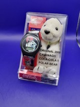 Coca Cola Watch WORKS with Plush Bear 2000 Coke Stuffed Animal - £37.54 GBP