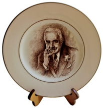 Collectible 1953 10” Plate “Milton S Hershey” 50TH Anniversary Gold Trim - £3.92 GBP