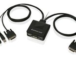 IOGEAR 2-Port USB VGA Cabled KVM Switch - 2048 x 1536 - Remote Button Sw... - $40.96+