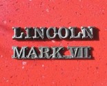 1981 1982 LINCOLN MARK Vll  PLASTIC SCRIPT FRONT TRIM  EMBLEM NAMEPLATE  - $13.49