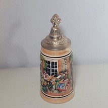 Beautiful Western Germany, Beer Stein &quot;Lieb Und Lied Einfroh Gemut&quot; 7 &quot; Tall - £27.87 GBP