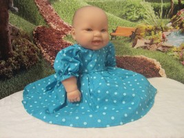 baby doll clothes t2 piece dress and pants 14-16&quot; berenguer/american bit... - $17.82
