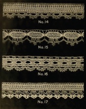 TBC. Crocheted Towel Laces No.14 to No.17. Vintage Crochet Pattern. PDF Download - £3.19 GBP