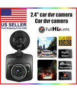 2.4&#39;&#39; Full Hd 1080P Dash Cam Car Dvr Front Or Rear Camera Night G-Sens Q... - £17.52 GBP