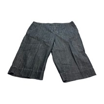L.A. Blues Capri Jeans Women&#39;s 20 Gray 100% Cotton Pockets Mid-Rise Classic - $17.41