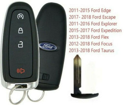 NEW Ford 2011-2018 4 Button Smart Key M3N5WY8609 BT4T Top Quality USA Seller - £41.11 GBP