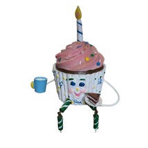 WMG Anthropomorphic Shelf Sitters Birthday Party Cupcake 2006 Figurine Vintage - £62.72 GBP