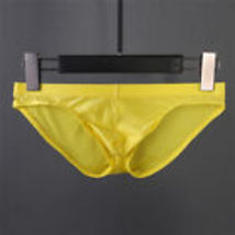  Low Waist Bikini Panties Pouch Breathable Underwear US Mens Ice Silk Briefs Sex - £7.94 GBP