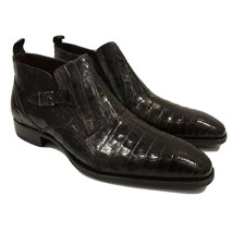 Y-1344400 New Mezlan Crocodile Alligator Skin Bene Boots Dress Shoes Siz... - £1,201.82 GBP