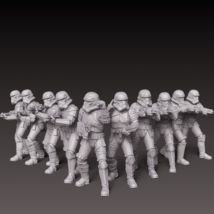 Star Wars Legion Stormtroopers Unit Expansion Proxy models 3d Printed - £14.53 GBP