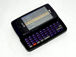 LG Rumor Touch LN510 Purple/Black Keyboard Slide Phone (Sprint) Tested - $14.84