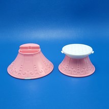 1990 Arco Mattel Barbie Costume Ball Vanity &amp; Throne Bases Only Furniture 7220 - £11.07 GBP