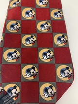 Mickey Mouse Themed Neck Tie Polyester  Mickey Unlimited Mickey Waving - £4.32 GBP