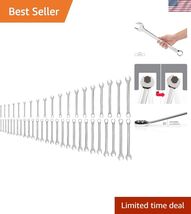 Combination Wrench Set, 46-Piece 1/4-1-1/4 in., 6-32 mm | - $588.06