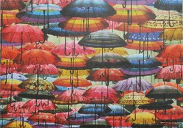 Piatnik Umbrellas 1000 pc Jigsaw Puzzle Felix Cesare Photo Collage - £14.18 GBP