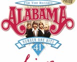 Alabama: For the Record - 41 Number One Hits Live, October 10, 1998 Las ... - $58.79