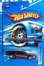 Hot Wheels 2005 Mainline #182 &#39;71 Mustang Funny Car Mtflk Purple w/ 5SPs - £11.79 GBP