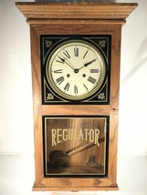 Emperor Clock Company Soporte de Pared Regulator Timbre Pantalla - £141.26 GBP