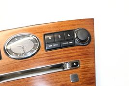2006-2007 INFINITI M35 M45 CENTER DASH RADIO CONTROL CLOCK WOOD TRIM BEZEL P1885 image 3
