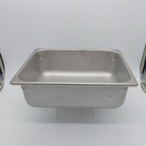 Steam Prep Table Food Pan Half Size Stainless Steel 4&quot; Deep Buffet Hotel... - £23.99 GBP