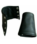 ORIGINAL LEATHER WRISTBAND WALLET BRACELET GAUNTLET GAY FETISH CUIR SCHW... - £24.96 GBP