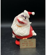 KREISS &amp; CO Psycho Santa Claus Figurine 1960s With Metal Tag Vintage - $1,884.42 MXN