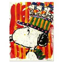 Tom Everhart Why I Don&#39;T Wear Hut Handsigniert &amp; Nummeriert Lithographie Snoopy - £971.77 GBP